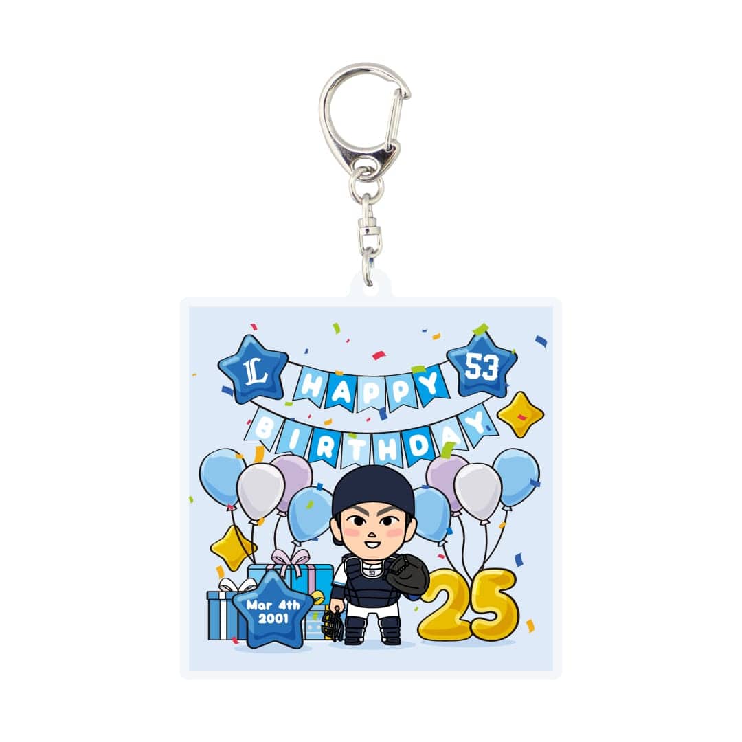 【受注生産】選手バースデーグッズ 3月/4月 アクリルキーホルダー[受付期間終了] #23 糸川 亮太