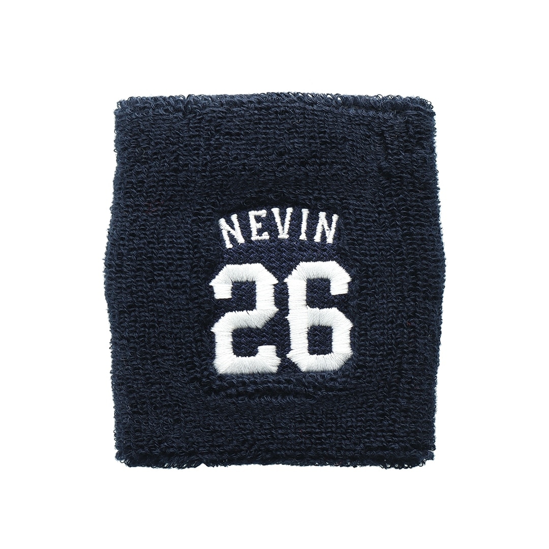 埼玉西武ライオンズ　練習着　支給品　NPB プレイヤーズリストバンド(ネイビー) #26 T.ネビン: 応援グッズ | 埼玉