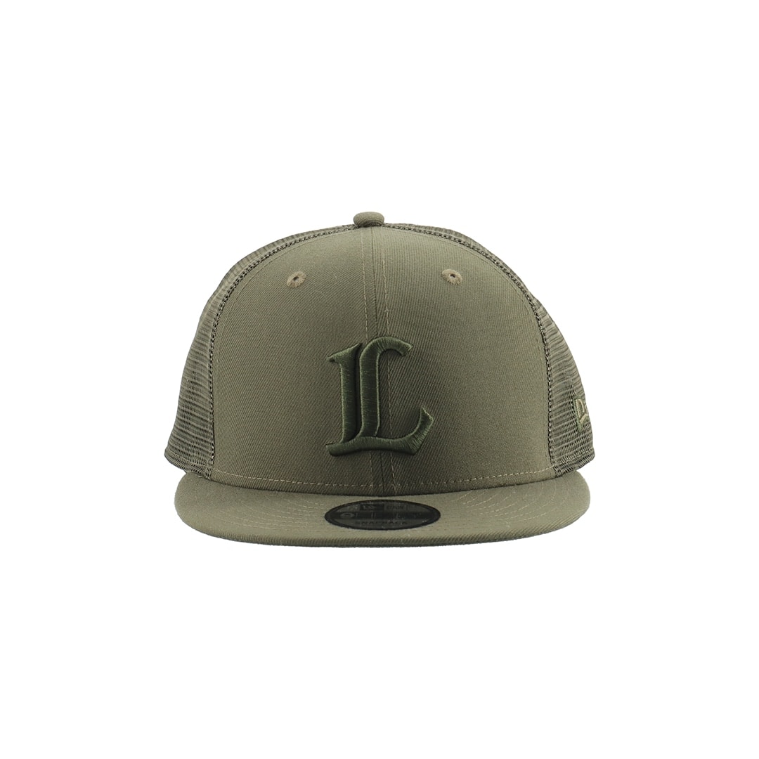 NEW ERA×LIONS 9FIFTY TR INITIAL OLIVE: キャップ | 埼玉西武 NEW ERA×LIONS 9FIFTY TR INITIAL OLIVE: キャップ | 埼玉西武