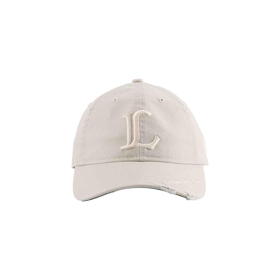 NEW ERA×LIONS 9TWENTY DAMAGED VISOR LOGO STONE