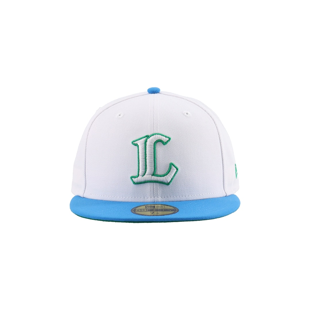 NEW ERA×LIONS 59FIFTY INITIAL WHITE BLUE(7 1/4): キャップ | 埼玉