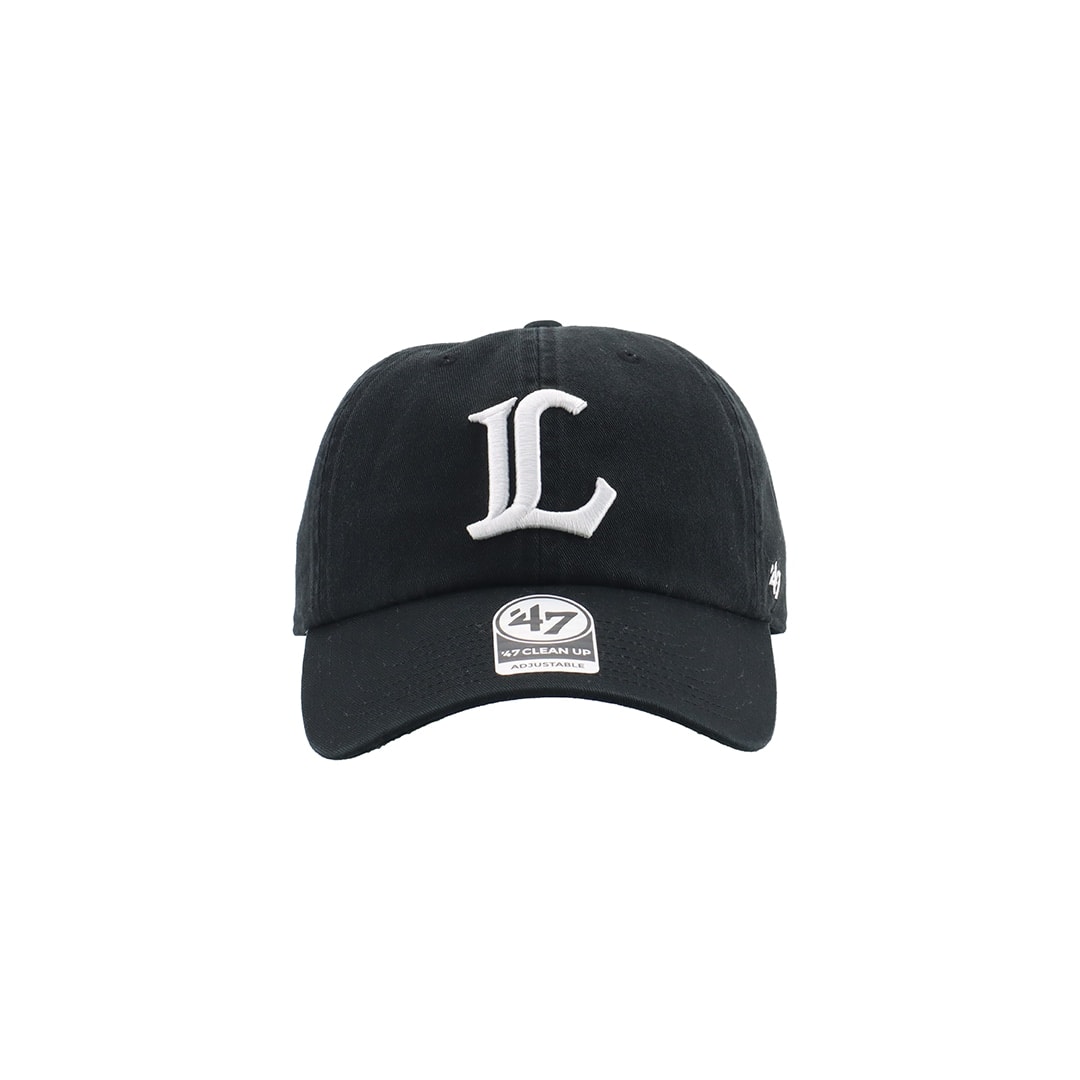 47×LIONS CLEAN UP Black Logo White: キャップ | 埼玉西武ライオンズ