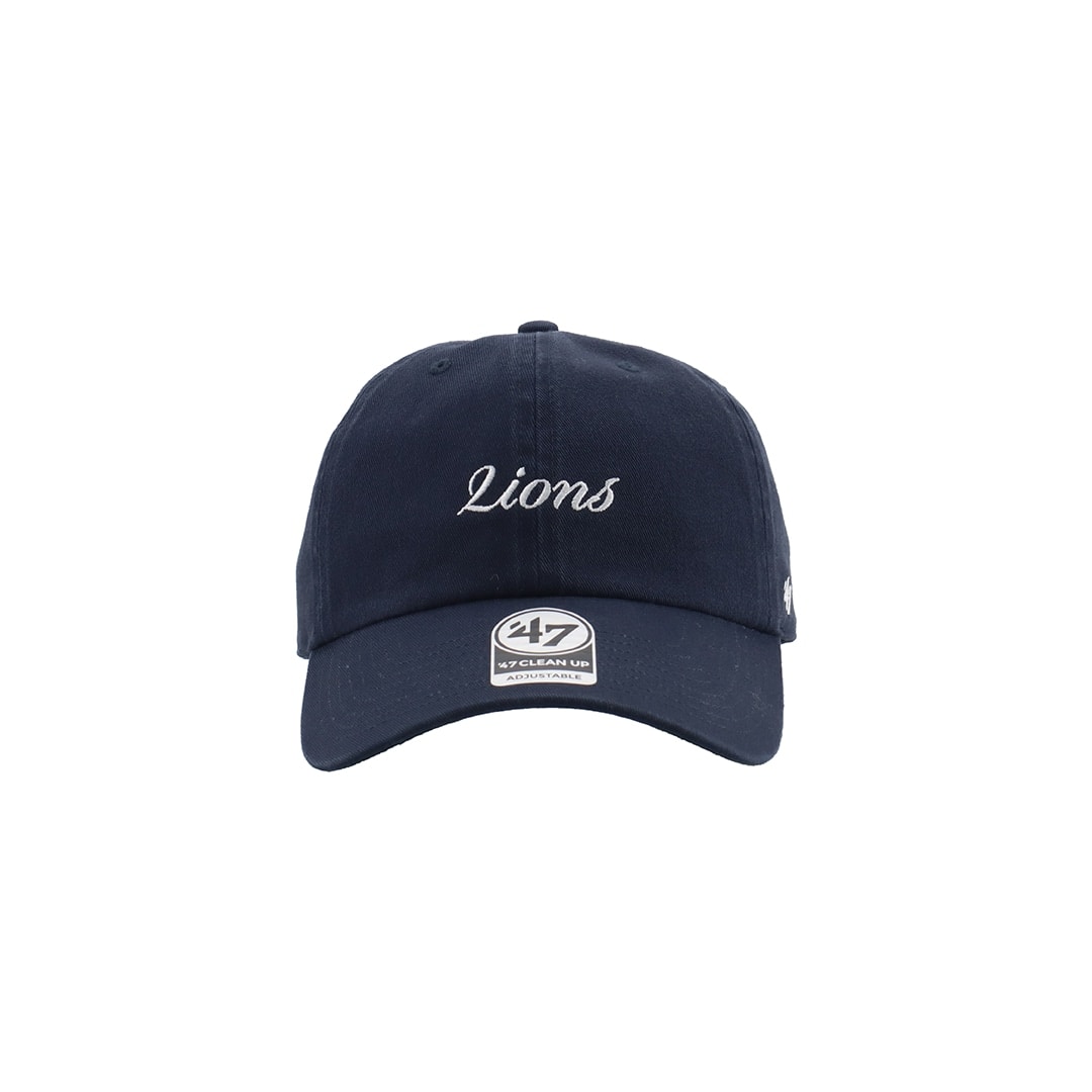 47×LIONS CLEAN UP Navy Script White: キャップ | 埼玉西武ライオンズ