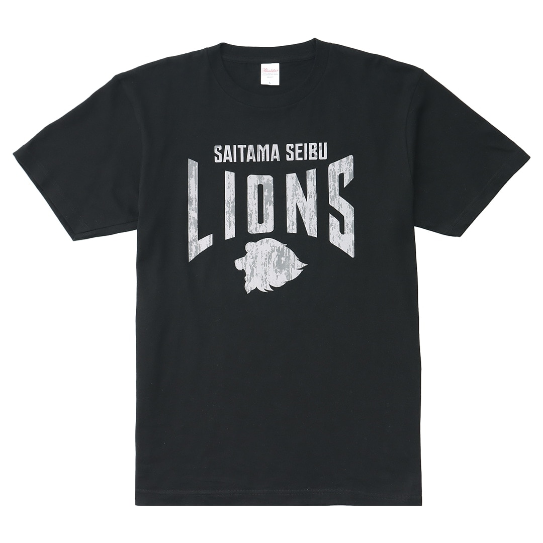 獅子T LIONSカスレデザインTシャツ S