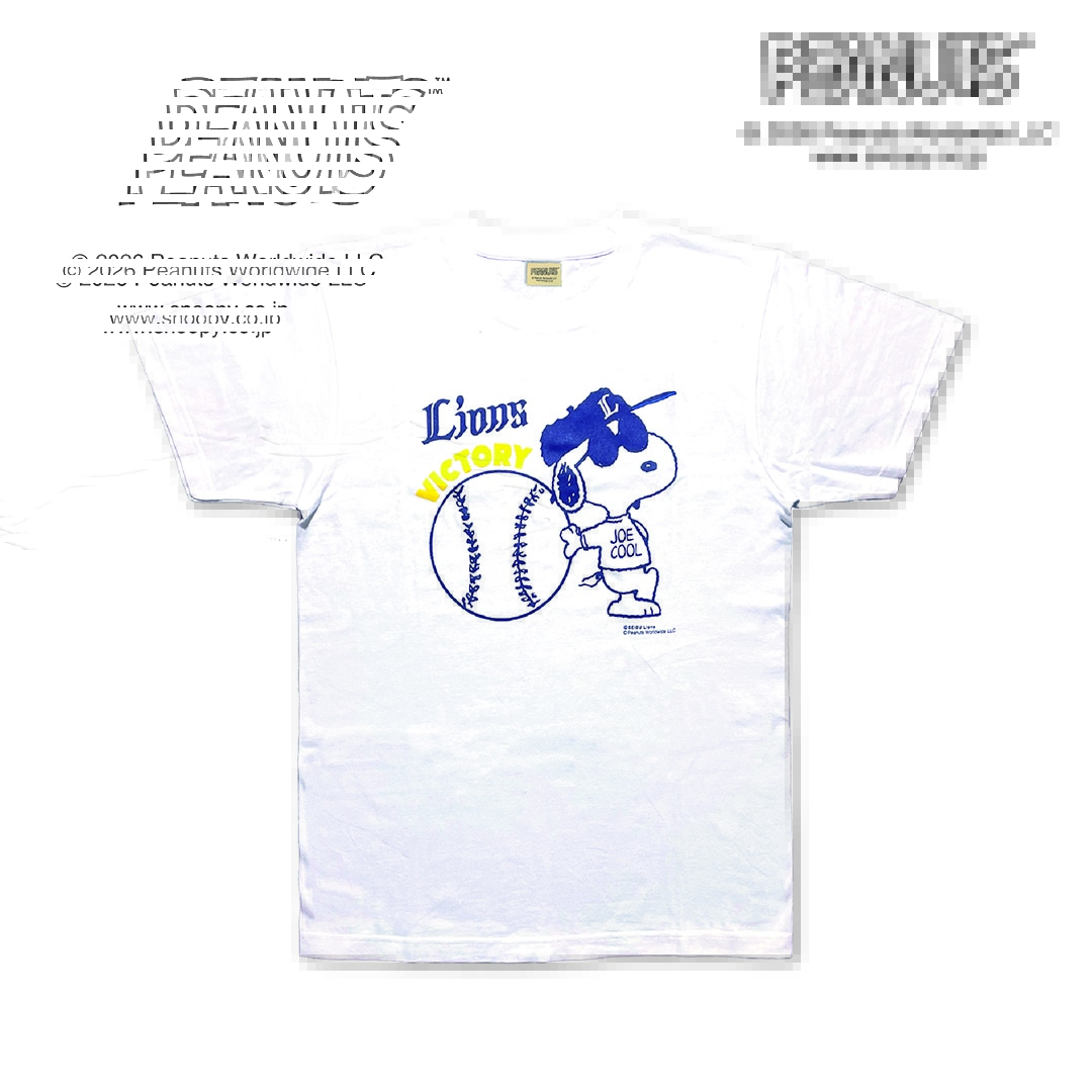 スヌーピー×ライオンズ Tシャツ ホワイト M
