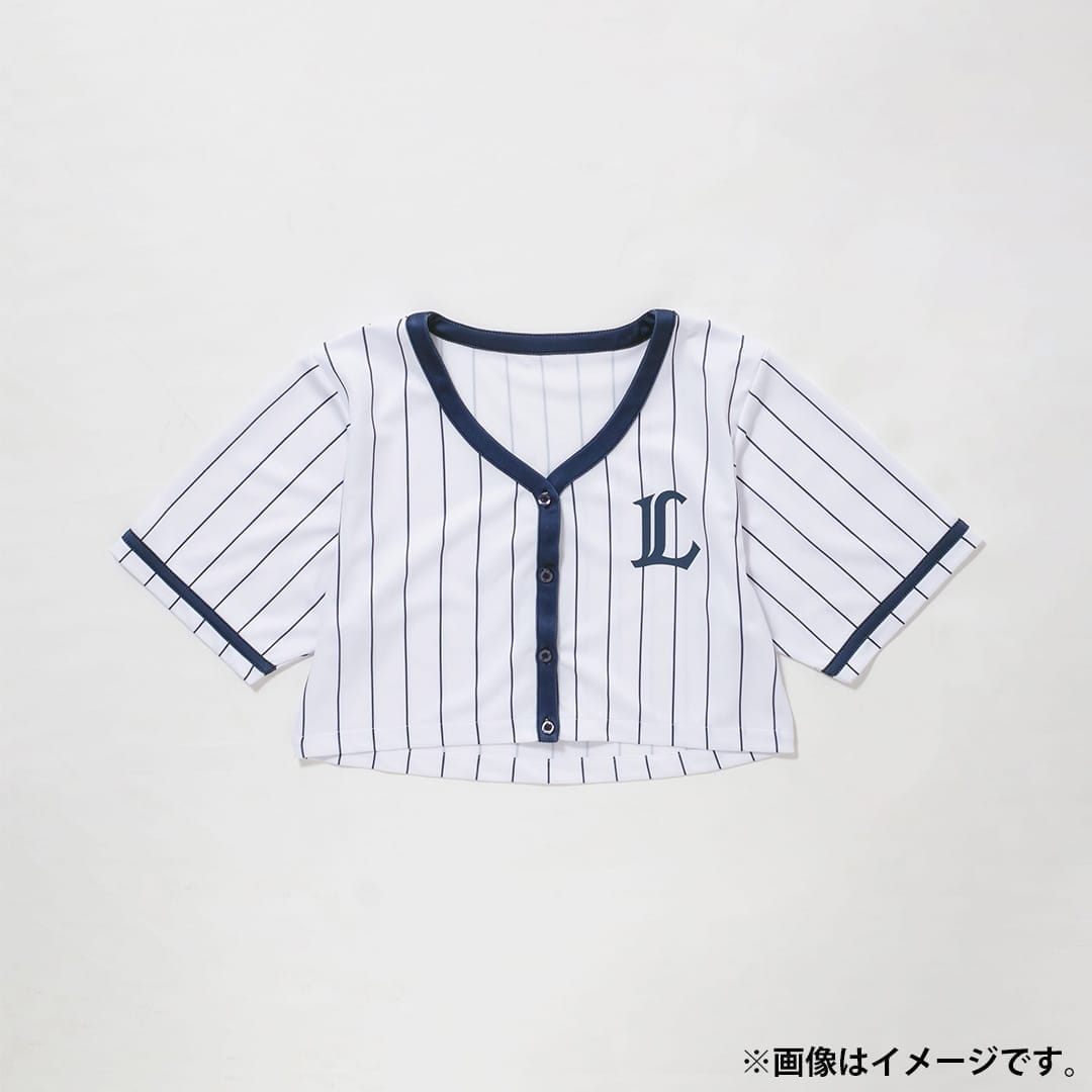 【予約】VARZAR×LIONS Crop Baseball T-shirts(White) M