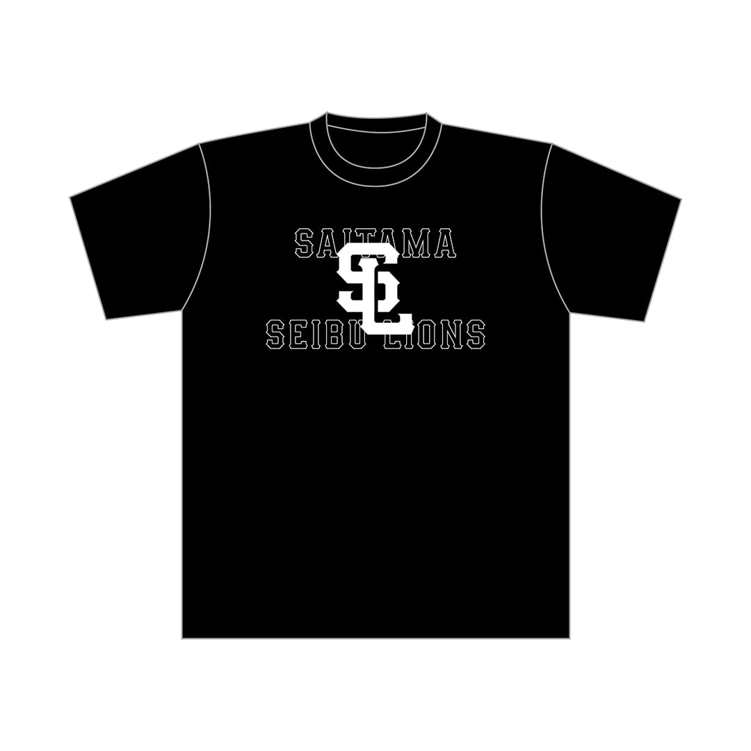 【受注生産】プレイヤーズTシャツ Lions Black Mode Ver. #47 杉山 遙希 2XL