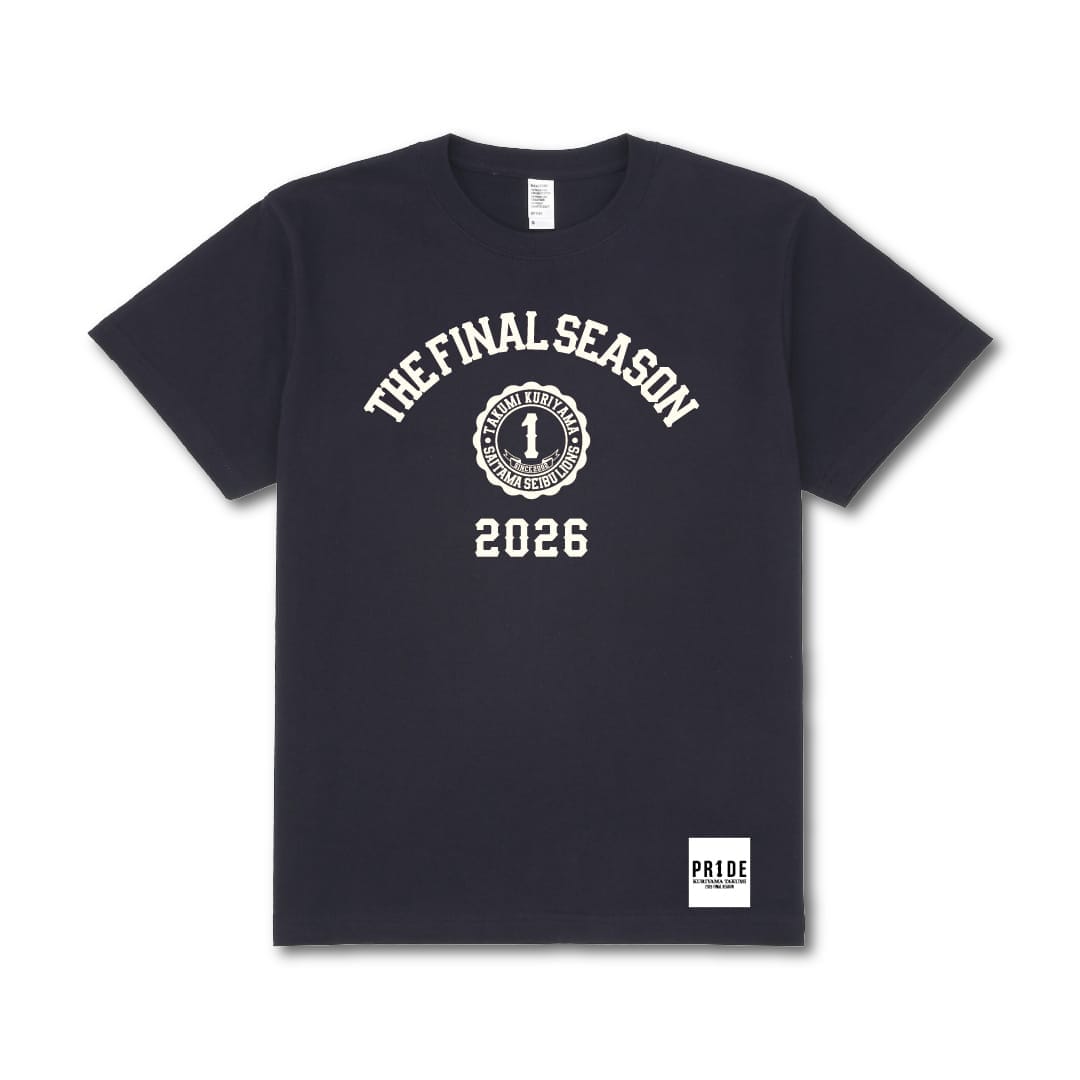 【受注生産】PR1DEグッズ「ポートレートデザイングッズ」カレッジロゴTシャツ[受付期間終了] M