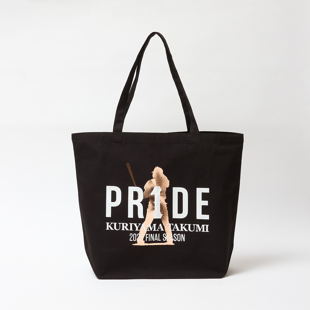 PR1DEグッズ「VISUAL LOGO GOODS」ロゴキャンバストートバッグ: バッグ