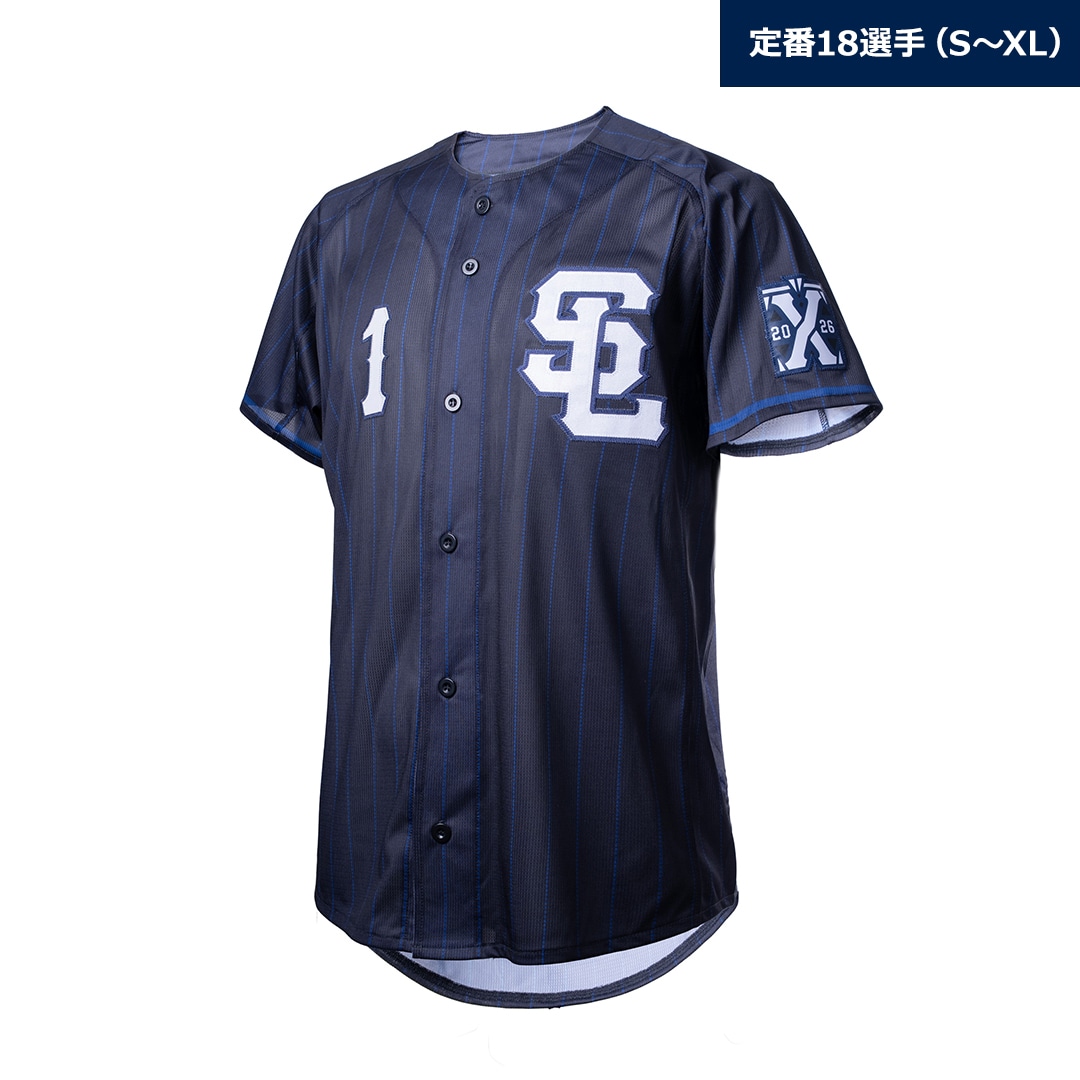 【予約】Lions Black Mode レプリカユニフォーム(定番18選手) S～XL #4 石井 一成 L