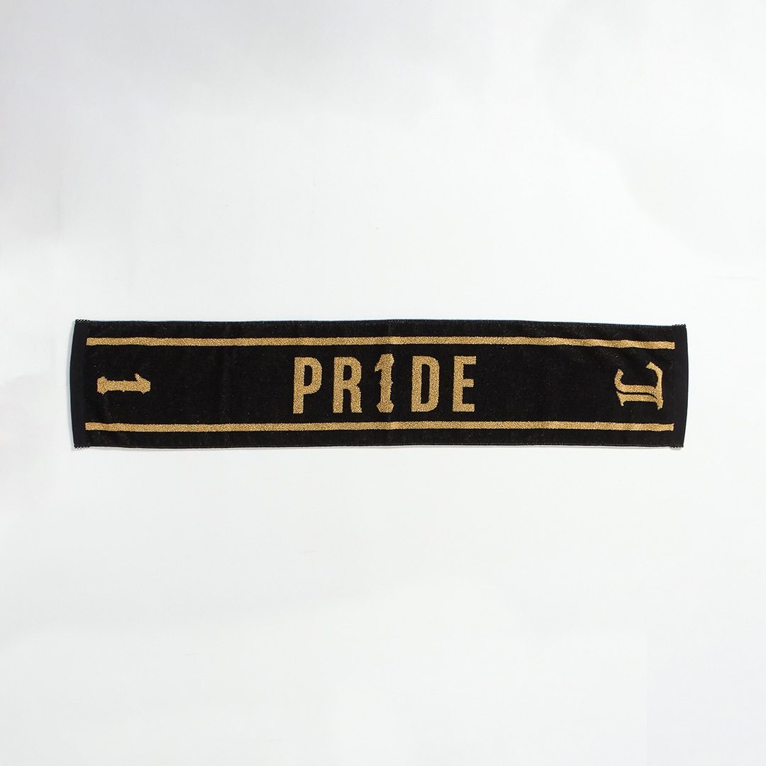 PR1DEグッズ「VISUAL LOGO GOODS」ジャガードマフラータオル