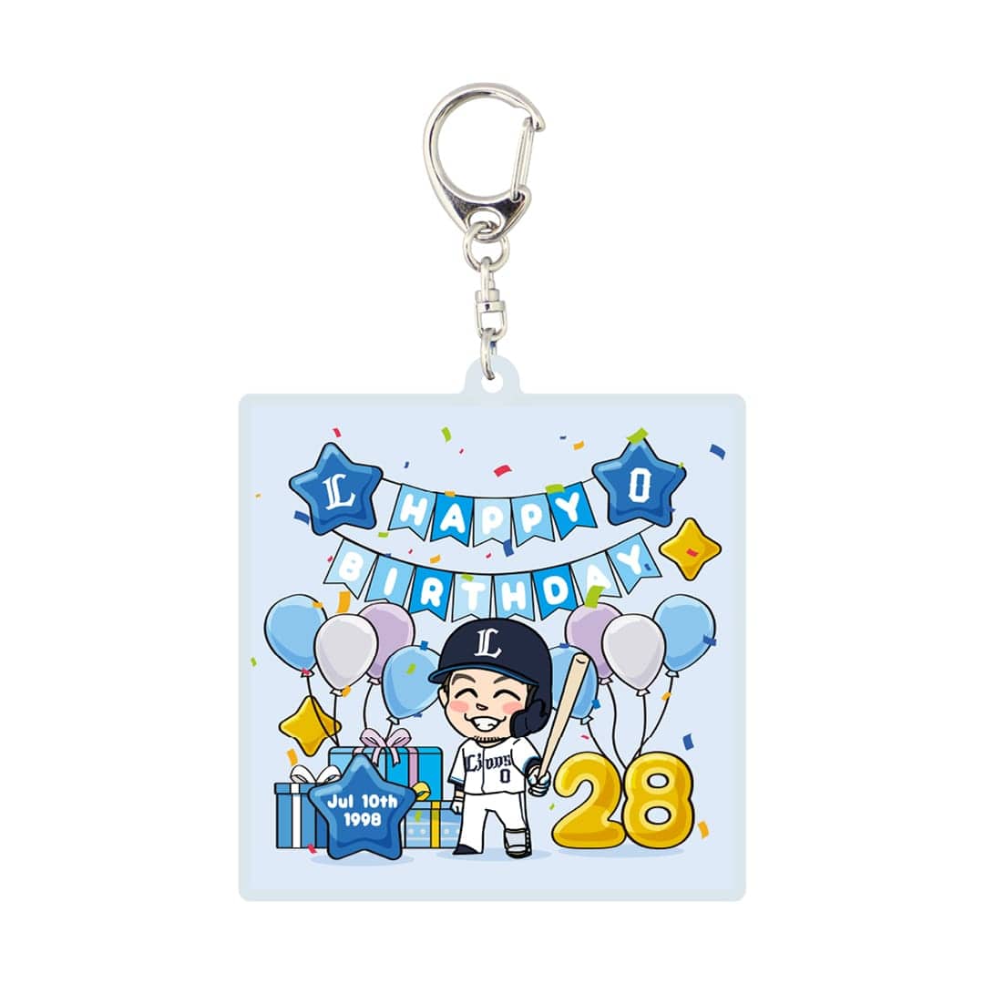 【受注生産】選手バースデーグッズ 7月/8月 アクリルキーホルダー #31 茶野 篤政