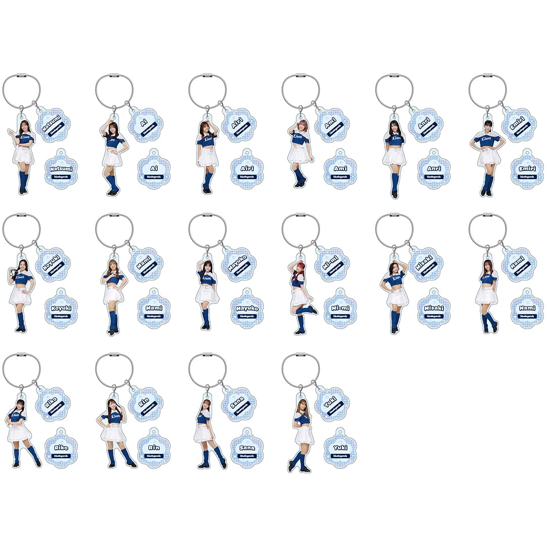 2026bluelegendsシークレットワイヤーアクリルキーホルダー(全16種