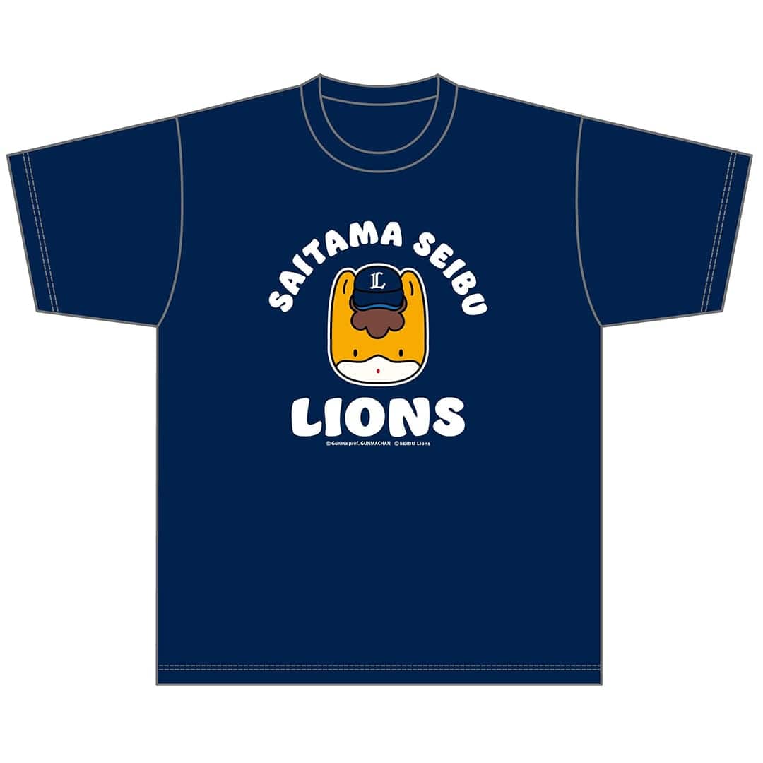 群馬開催記念グッズ2026 ぐんまちゃん×ライオンズ Tシャツ(S): Tシャツ
