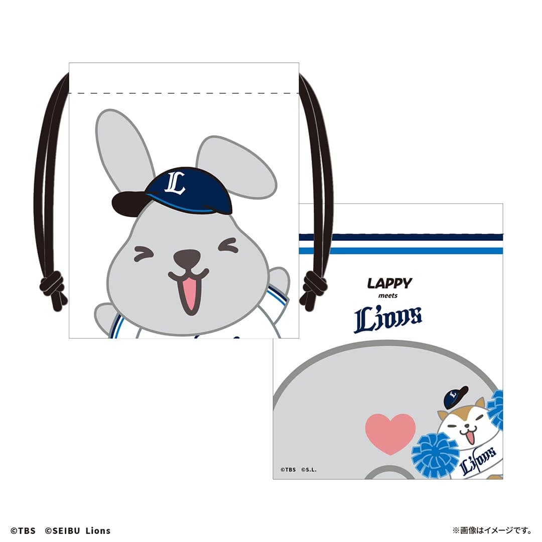 Lays 巾着　bright サイン LIONSラヴィット！巾着: 雑貨 | 埼玉西武ライオンズ公式オンラインショップ