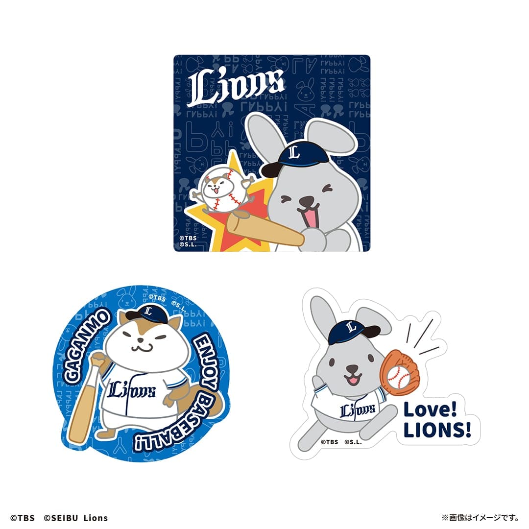 LIONSラヴィット！ステッカー3枚セット＜ヒット＞