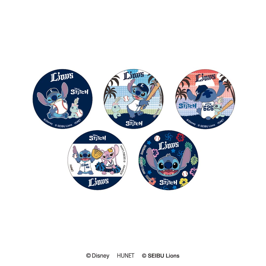 埼玉西武ライオンズ 缶バッジ(シークレット) / スティッチ / 2026(全5