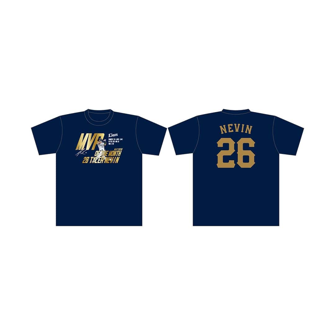 y*n様 BACKBEAT 2023 グッズTシャツ Lサイズ 受注生産】T.ネビン選手5月度月間MVP受賞記念Tシャツ(S): Tシャツ