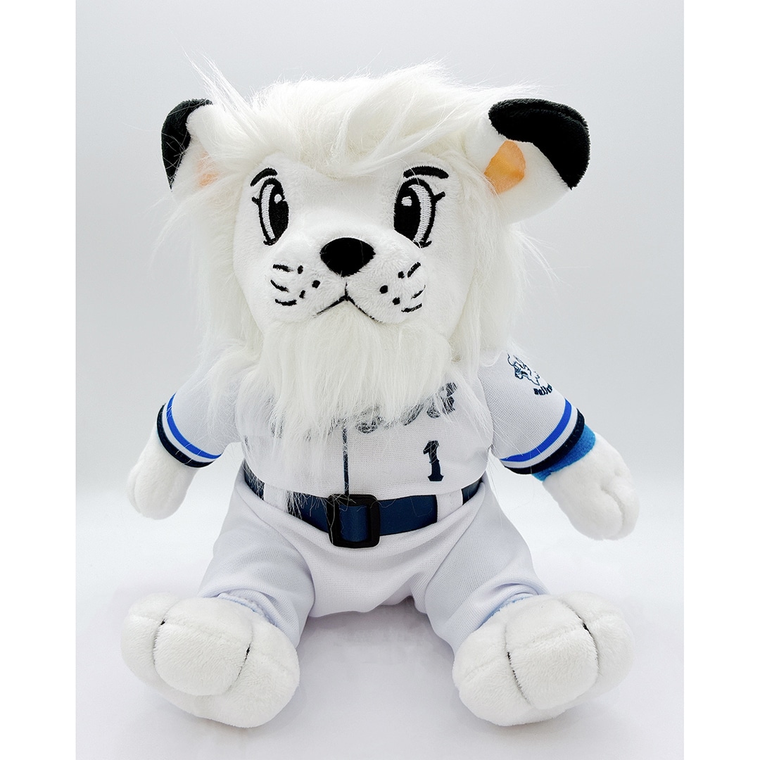 PR1DEグッズ「お座りレオS 白獅子ユニフォーム #1栗山Ver.」: 雑貨