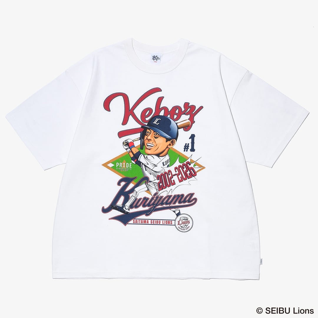 PR1DEグッズ「KEBOZコラボTシャツ」 KURIYAMAイラスト(S): Tシャツ