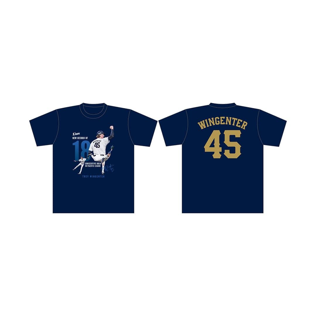 【受注生産】「T.ウィンゲンター投手連続ホールド記録更新記念Tシャツ」[受付期間終了] M