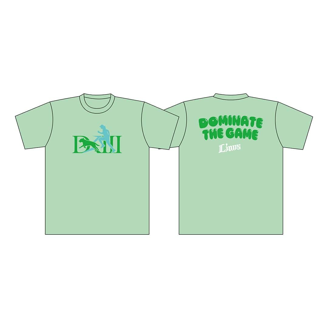 DKIII×救助犬×LIONS 高橋光成投手救助犬支援企画グッズ_Tシャツ グリーン L