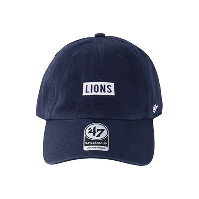 Lions スクエアミニロゴ '47 CLEAN UP ネイビー: キャップ | 埼玉