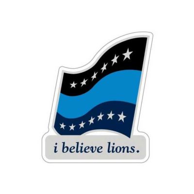 ライオンズ70周年 ロゴ刺繍ワッペンシール(エンブレムマーク)