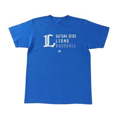 [マジェスティック]ロゴTシャツ ブルー 2022(S): セール | 埼玉西武