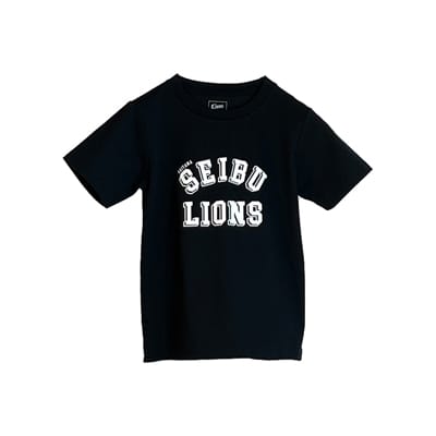 GLOBAL WORK×ライオンズ 親子Tシャツ ブラック（こども用