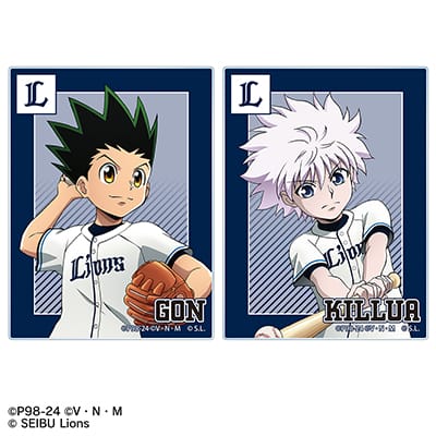 受注生産】『HUNTER×HUNTER』ライオンズ/描き下ろし ゴン&キルア アクリルカードセット[受付期間終了]: 書籍・DVD・カード |  埼玉西武ライオンズ公式オンラインショップ