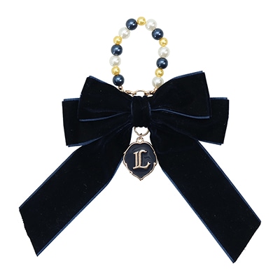 リボンバッグチャーム ネイビー