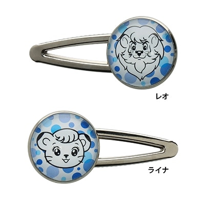 ガラスヘアクリップ