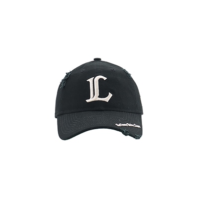NEW ERA×LIONS 9TWENTY DAMAGED VISOR LOGO BLACK