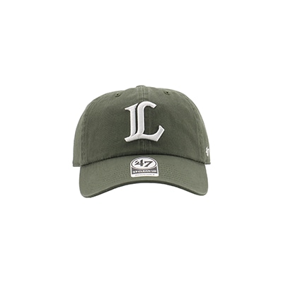 '47×LIONS CLEAN UP Moss Logo White