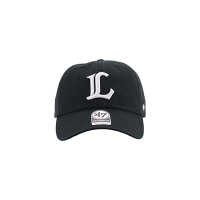 '47×LIONS CLEAN UP Black Logo White