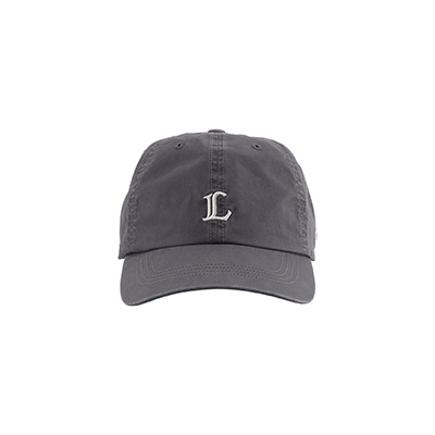 Champion×LIONS WASHED TWILL CAP CHARCOAL