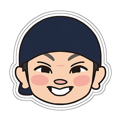 デフォルメプレイヤーズフェイスワッペン #22 古賀 悠斗