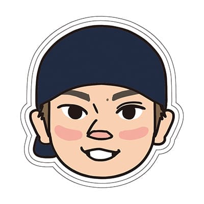 デフォルメプレイヤーズフェイスワッペン #27 炭谷 銀仁朗