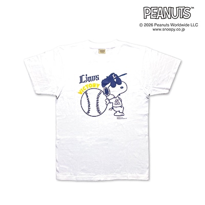 スヌーピー×ライオンズ Tシャツ ホワイト