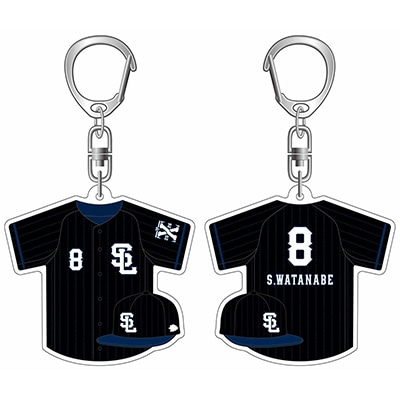 【受注生産】プレイヤーズアクリルユニフォームキーホルダー Lions Black Mode Ver.