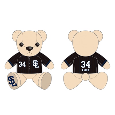 【受注生産】プレイヤーズユニフォームテディベア(大) Lions Black Mode Ver.