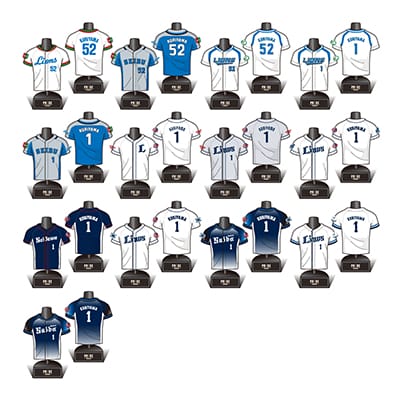 【予約】PR1DEグッズ「ARCHIVE COLLECTION」シークレットミニユニフォームスタンド(全13種)