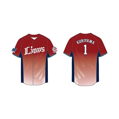 【受注生産】PR1DEグッズ「ARCHIVE COLLECTION」復刻炎獅子レプリカユニフォーム #1 栗山 巧