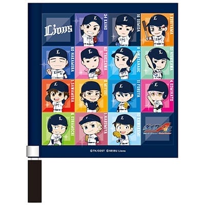 ダイヤのA×ライオンズ コラボミニフラッグ