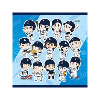 ダイヤのA×ライオンズ コラボハンドタオル キャラクター集合