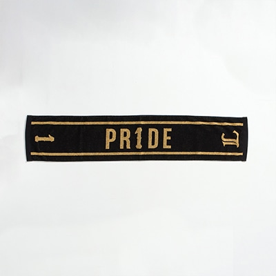 PR1DEグッズ「VISUAL LOGO GOODS」ジャガードマフラータオル: タオル