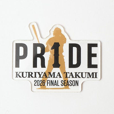 PR1DEグッズ「VISUAL LOGO GOODS」アクリルステッカー