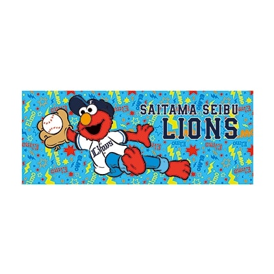 SESAME STREET meets ライオンズフェイスタオル