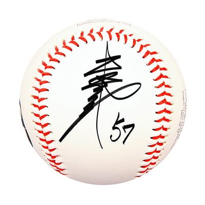 受注生産】黒田将矢投手プロ初勝利記念直筆サイン入りボール: 雑貨